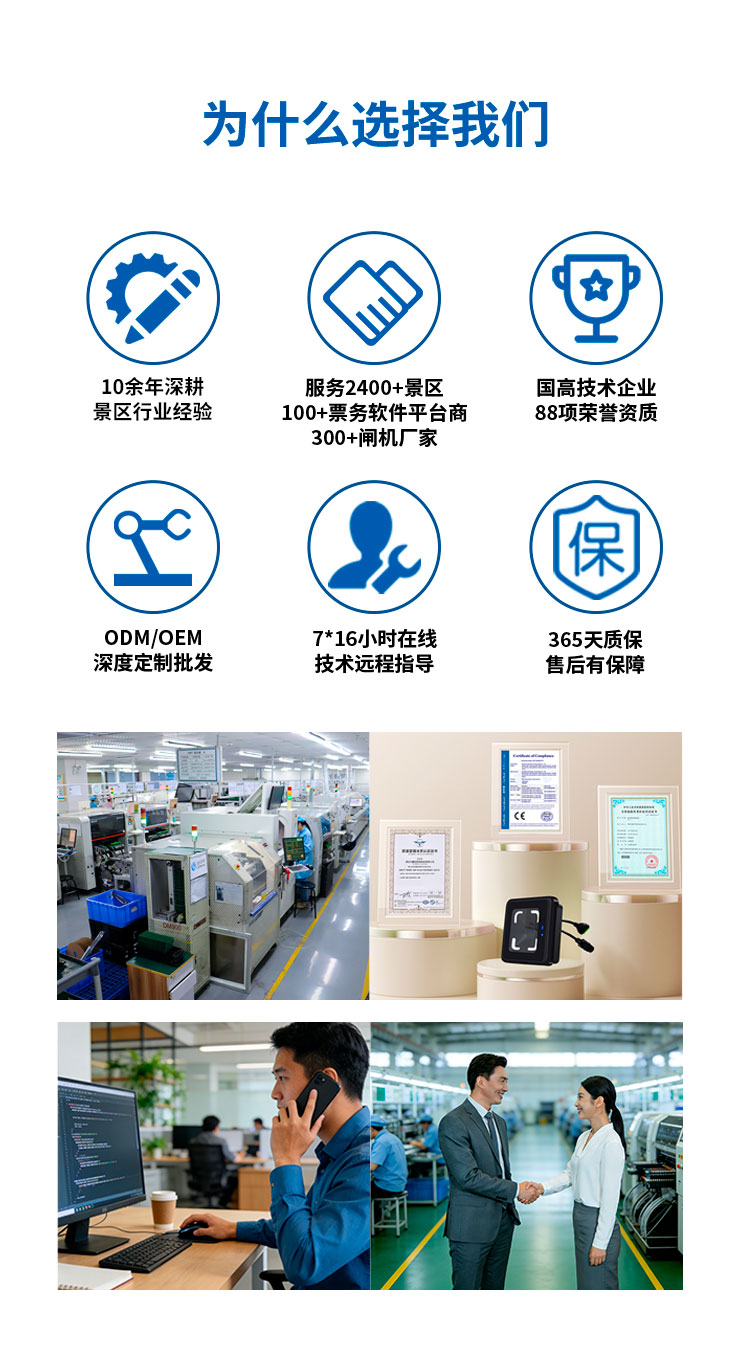 室外防水实名验票终端-PWB05 为什么选择塞伯罗斯检票板