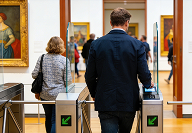 实名验票终端展馆检票场景