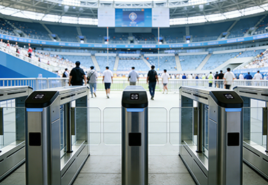 实名验票终端体育馆检票场景