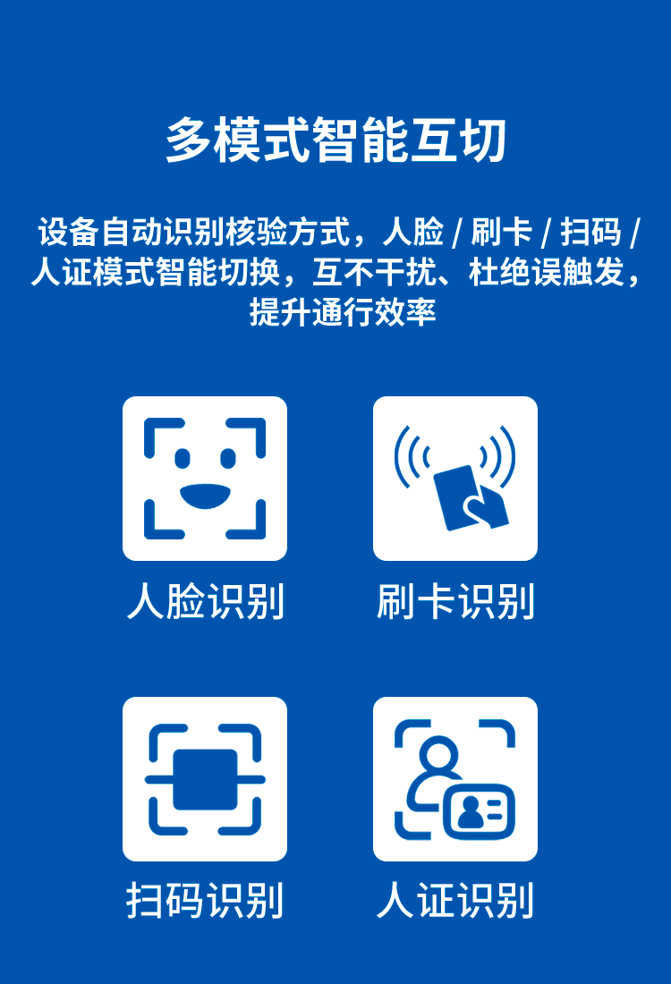 F214景区人脸检票详情页手机端1 多模式智能互切