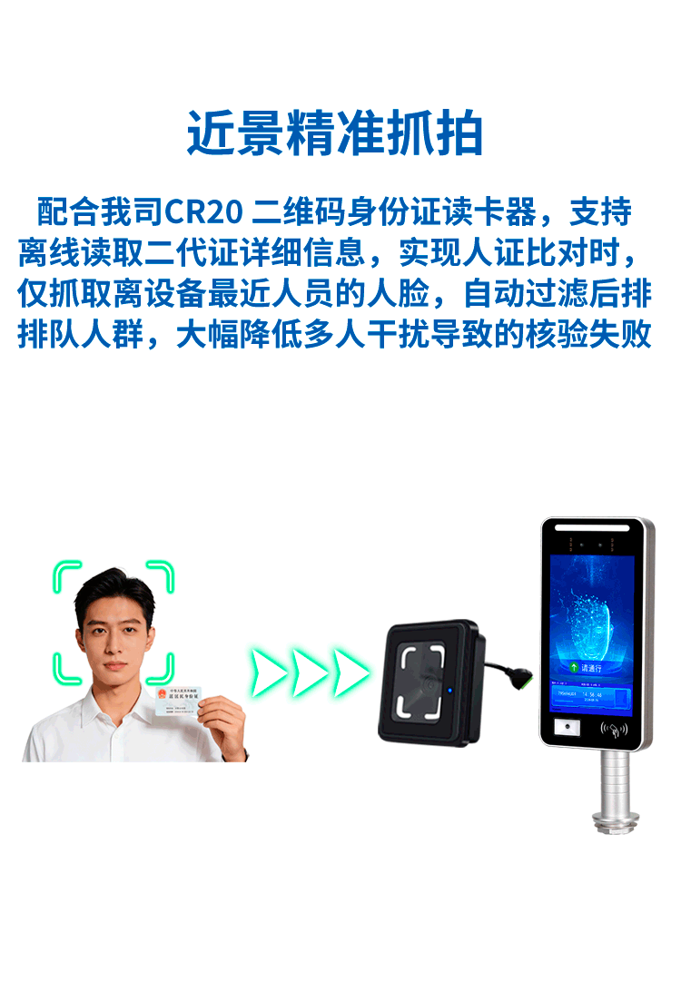 F214景区人脸检票详情页手机端1 近景精准抓拍