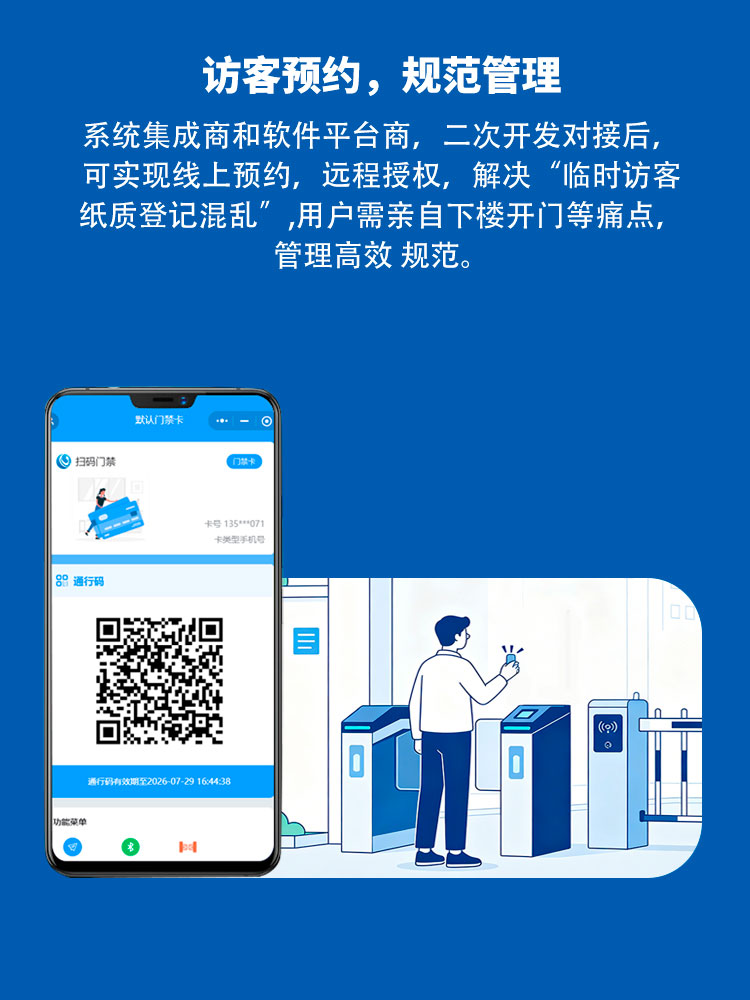 CR06EUL 4G 免布线二维码门禁一体机 手机端5