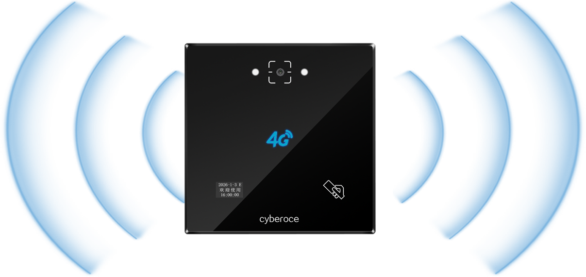 CR06EUL 4G 免布线二维码门禁一体机 终身免流量